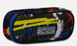 Astuccio scuola Seven Round Plus Fluo Belts